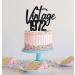 Vintage 1972 50th Birthday Cake Topper, Funny 50 and Fabulous Decoration, Handmade - Black - Buy Online on GoSupps.com