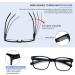 SIGVAN Blue Light Blocking Reading Glasses for Men & Women - 5 Pack Square Frame Spring Hinge Readers (1.5x) - Computer Glasses - Buy Online on GoSupps.com