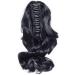 Claw Clip Ponytail Hair Extension - 12 Wavy Dark Black - Cute & Handy Hairstyle Accessory - Buy Online on GoSupps.com