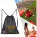 Small Black Mesh Drawstring Bag for Beach & Swimming Equipment | Heavy Duty Sport Storage - Buy Online on GoSupps.com