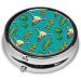 Cute Cactus & Skull Bull Pill Box | Lightweight & Moisture-Proof | Organize Your Vitamins - Buy Online on GoSupps.com