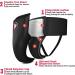 RDX Groin Protector - Maya Hide Leather Abdo Gear for Boxing, Muay Thai, Kickboxing, MMA Training - SATRA Approved Abdominal Guard for Martial Arts - Black, Large - Buy Online on GoSupps.com