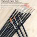 GOTIDEAL Round Pointed Tip Paint Brush Set - 10 Pcs | Nylon Hair Brushes for Acrylic, Watercolor, Oil, Gouache | Perfect for Kids & Adults | Body, Face, Nail Art, Rock Painting - Buy Online on GoSupps.com