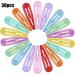 Hoxfly 30Pcs Colorful Metal Snap Hair Clips - Non-slip Small Hairpins for Toddlers & Kids - Buy Online on GoSupps.com