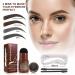 10 Reusable Eyebrow Stamp Stencil Kit for Women - Grey Brow Definer & Shaping Makeup Tool - Buy Online on GoSupps.com
