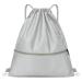 JSDIIN CONDLE POSTING with a cord gym bag women gym bag daypack gym bag with an outdoor pocket adjustable tunnel procession gym bag with indoor pocket for sport gray