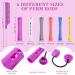 60-Piece Hair Perm Rods Set with Tail Comb - Plastic Perming Rods in 6 Sizes for Hair Curling and Styling - Buy Online on GoSupps.com