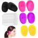 4paires Lot Cache-oreilles Silicone R utilisables Pour Coiffure Douche Et Bain