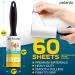 Large Pet Hair Lint Rollers - Sticky Remover for Furniture, Clothes, and Carpet - Dog, Cat, and Animal Hair - White (Pack of 5) - Buy Online on GoSupps.com