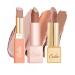 Oulac Lipsticks Set for Women - Nude Lipstick Kit Creamy Texture Hydrating Lip Include Sensual Glow Satin Lipstick Metallic Shine Lipstick and Infinity Mositure Lipstick(SG01 +MSD10+PG06)