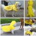 Small Yellow Waterproof Dog Raincoat with Adjustable Reflective Poncho Hood - Buy Online on GoSupps.com