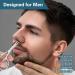 2Pcs Facial Hair Scissors for Men Women Nose Scissors with Leather case Tip Scissors for Mustache Nose Beard Eyebrows Eyelashes and Ear Hair Cutting Scissors (Silver) - Buy Online on GoSupps.com