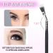 Folding Angle Lash Brush - Scalloped Mascara Applicator | Eyelash & Eyebrow Tool for Natural Lifted Look - Buy Online on GoSupps.com