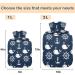 Naanle Whale Anchor Hot Water Bottle | 1L Transparent Heat Bottle for Bed & Pain Relief - Hand & Feet Warmer - Buy Online on GoSupps.com