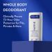 Native Whole Body Deodorant Stick Contains Naturally Derived Ingredients Deodorant for Men and Women | 72 Hour Odor Protection Aluminum Free with Coconut Oil and Shea Butter | Unscented - Buy Online on GoSupps.com