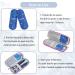 Bomkee Insulin Pen Bag | Cooling Medication Bag for On-the-Go Diabetes | Holds Insulin Pens & Glucose Meters | Includes 2 Fridge Packs - Marble Violet - Buy Online on GoSupps.com