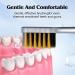 Extra Soft Travel Toothbrushes - Nano Crystals Bristles for Sensitive Teeth | 6 Pack Flossing Toothbrushes for Adults - Buy Online on GoSupps.com