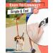 Looxmeer Rubberized Tow Lines for Dogs - 3m/5m/7m/10m/15m/20m/30m Leash | Durable Neon Orange Leash for Small & Medium-Sized Dogs - Buy Online on GoSupps.com