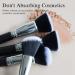 Zoreya Makeup Brush Set - Premium 15 Piece Kabuki Brush Set for Cosmetics - Cruelty-Free Synthetic Brushes for Foundation, Concealer, Blush, and Eye Shadows - Buy Online on GoSupps.com