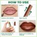 Moisturizing Solid Lip Gloss & Jelly Lipstick Set | 3 Color Lip Oil Slick & Click Plumper with Dark Brown Lip Liner - Non-Sticky Tinted Balm Gift Set for Women | International Shipping - Buy Online on GoSupps.com