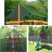 Serebii Playground Replacement Canopy | 52 x 89 Outdoor Swingset Shade | Waterproof Cover with UV Protection | Dark Green - Buy Online on GoSupps.com