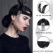 VIKSAUN 2 Pieces 1920s Flapper Headband Accessories Set Vintage Flapper Feather Headband Black Long Gloves Feather Headband Costume Prom Wedding Carnival Party 20s Hair Accessories (2 Pieces) - Buy Online on GoSupps.com