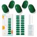 JMEOWIO Nail Foil Green Gel Nail Foils Self-adhesive Nail Sticker Decoration Nail Design Accessories