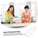 Hemoton 3pcs Egg Storage Box Eggs Food Tray Fridge Mustard Cutlery Tray Egg Holder Refrigerator Egg Cup Assorted Colorx3pcs 17.5x8.5x2cmx3pcs - Buy Online on GoSupps.com