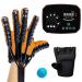 Rehabilitation Robot Gloves Both Hand Stroke Hemiplegia Finger Training Device Finger Orthosis for Long-Term Relief of Hand Dysfunction(Size:XXL Size Color:Orange-Left) XXL size orange-left