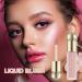 Liquid Blush For Cheeks - Blendable Cheek Tint Soft Matte Dewy Moisturizing Lightweight Milk Blush Sweatproof Waterproof Face Blush Long-Lasting Makeup Blush for Women Girl Fovolat 1# - Buy Online on GoSupps.com