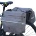 Vuudh Bike Pannier Bag - 30L Bicycle Bag with Reflective Trim, Water-Resistant Bike Rear Seat Saddle Bags (Grey, M) Grey M