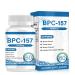 BPC 157 Peptide Capsules - 1000mcg BPC-157 Protective Compound for Muscle Workout Recovery Non-GMO Dairy Free Gluten Free Supplement 60 Capsules (1)