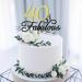 Sumerk Glitter 40 & Fabulous Cake Topper 40th Birthday Cake Picks 40th Anniversary Cake Topper Party Decorations Supplies - Buy Online on GoSupps.com