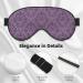 SSIMOO Purple Print Ultra-Soft Light-Blocking Eye Mask - Optimal Comfort for Restful Sleep - International Shipping Available - Buy Online on GoSupps.com
