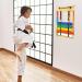 Tilhumt 8 Belt Karate/Taekwondo Bamboo Display Rack with Stickers and Medals Hanger - Buy Online on GoSupps.com