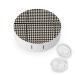 Contact Lens Case Gray Houndstooth Stripes Portable Travel Contact Lens Box Contact Lens Storage Box