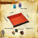 DND Polyhedral Dice Set - 6 Sets with Free Drawstring Bags and PU Leather Tray - Buy Online on GoSupps.com