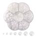 Articyard 5700 AB White Half Pearls for Crafts - Flatback Pearls/Jewels Pearls for Nails  DIY Accessory  Art and Fashion Projects - Neatly Organized Craft White Pearls for Makeup and Creative People
