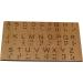 Braille Alphabet Board - Great for Teaching Braille to Sighted Individuals and Escape Rooms Games - Buy Online on GoSupps.com