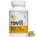 WELESSENTIALS Liver and Herbal Support - 90 Vegetarian Capsules - Revil Dietary Supplement with Organic Milk Thistle  Burdock Vitamin C - Gluten-Free