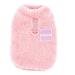 Zunea Fleece Winter Jacket for Small Dogs - Warm & Cozy Pink XL Coat with D-Ring - Soft Fuzzy Pet Clothing for Chihuahua & Cats - Buy Online on GoSupps.com