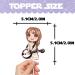 18pcs Glitter Cartoon Guitar Girls Dessert Cupcake Topper Cheer to Worldwide Popular Female Singer Concert Theme Decor Pick for Fan Men Women Happy Birthday Party Decorations Supplies - Buy Online on GoSupps.com