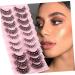 FRCOLOR 10 Pairs Glitter Diamond Eyelashes false lashes women lashes with rhinestones lashes with glitter costume eyelashes lash extensions supplies fluffy chemical fiber child - Buy Online on GoSupps.com