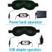 Heated USB Eye Mask for Dry Eyes - 105 F, 115 F, 125 F Temperatures - Far Infrared Therapy - Buy Online on GoSupps.com