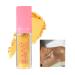 DAGEDA Highlighter Stick  Body Glitter Highlighter Powder High Gloss Fairy Makeup  Sparkle Face and Body Shimmer Glitter Powder  Shiny Fairy Dust Patting Powder (Sunset Yellow)