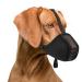 Ilepark muzzle for dogs soft network muzzle comfortable and breathable enables gases and drinks adjustable fit for small medium -sized large dogs (XS black) XS black