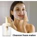 Cleanser Foamer Type Rotating Facial Cleanser Foaming Bottle Automatic Rebound | Fine Foam Skincare Cleaner Tools for Face Cleanser Shampoo Shower Gel Deep Cleansing Light Yellow - Buy Online on GoSupps.com