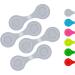 Thingles 4 x Reflector Clips - Magnetic Reflectors for Clothing Jacket Dog Harness - Flexible Use When Jogging Backpacks or School Bag Silver