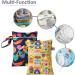 SEAUR Waterproof Cloth Diaper Pockets - 2 Pack with Zipper | Portable Baby Diaper Bags - Color 2 (18x25 cm) - Buy Online on GoSupps.com
