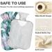 NAANLE 2L Hot Water Bottle with Lid - Transparent Banana Leaf Design for Menstrual Cramps Pain Relief & Heat Therapy - Buy Online on GoSupps.com